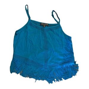 Idyllwind Women’s Blue Fringe Top